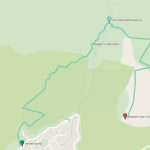 Карта Маршрута к горе Сокол